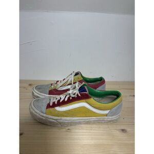 Vans New Style 36 Sunshine Multi/True‎ White Men Size USA 9 Z10